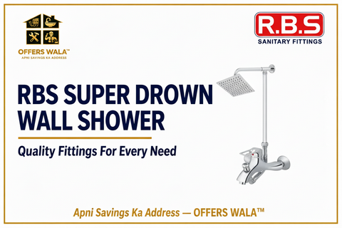 RBS Super Drown Wall Shower banner