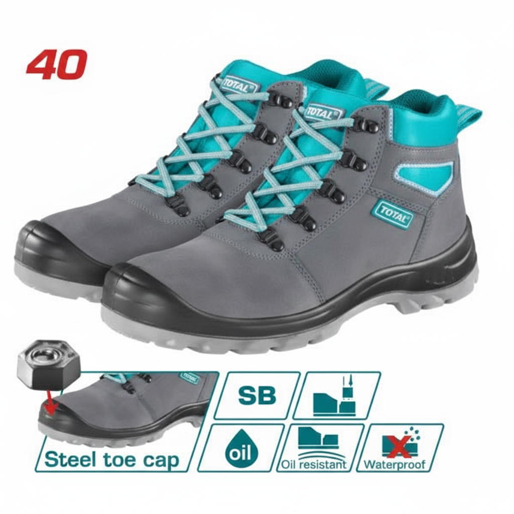 TSP201SB Steel Toe Cap Safety Boots Size 40 – Buy in Karachi | SB Category Industrial Footwear