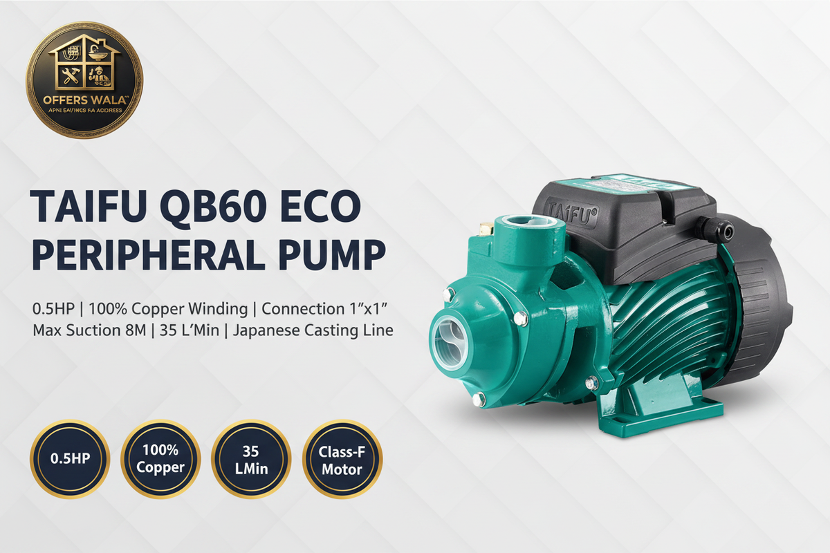 TAIFU QB60 ECO Peripheral Pump – Corrected Hero Banner