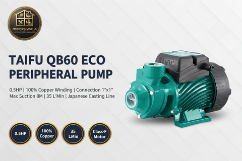 TAIFU QB60 ECO Peripheral Pump – Corrected Hero Banner