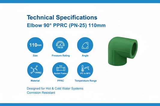 Technical Specifications - 110mm Elbow 90°