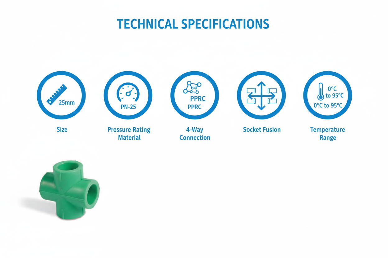 Technical Specifications - 25mm Cross Tee