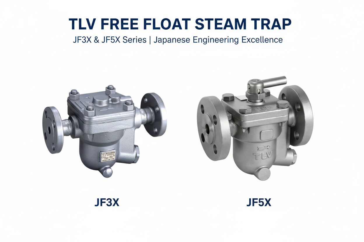 TLV Free Float Steam Trap JF3X & JF5X Hero Banner