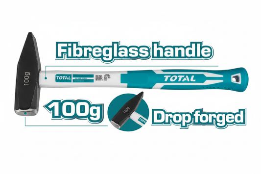 THT711006 Machinist Hammer – Drop-Forged 100g Carbon Steel with Fiberglass Handle | Buy in Karachi