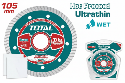 TOTAL TAC2131051HT 105mm Ultrathin Diamond Cutting Disc for Tile & Marble – Buy in Karachi Pakistan