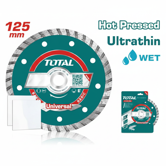 TOTAL 125mm Ultrathin Diamond Cutting Disc TAC2131253HT – Buy Online in Karachi Pakistan