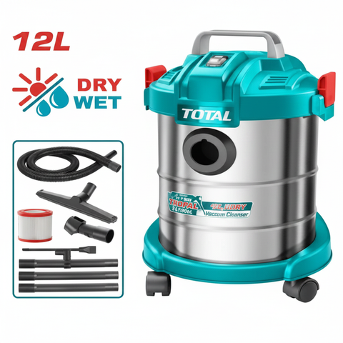 Total 800W Wet & Dry Vacuum Cleaner TVC14122 12L – Buy in Karachi
