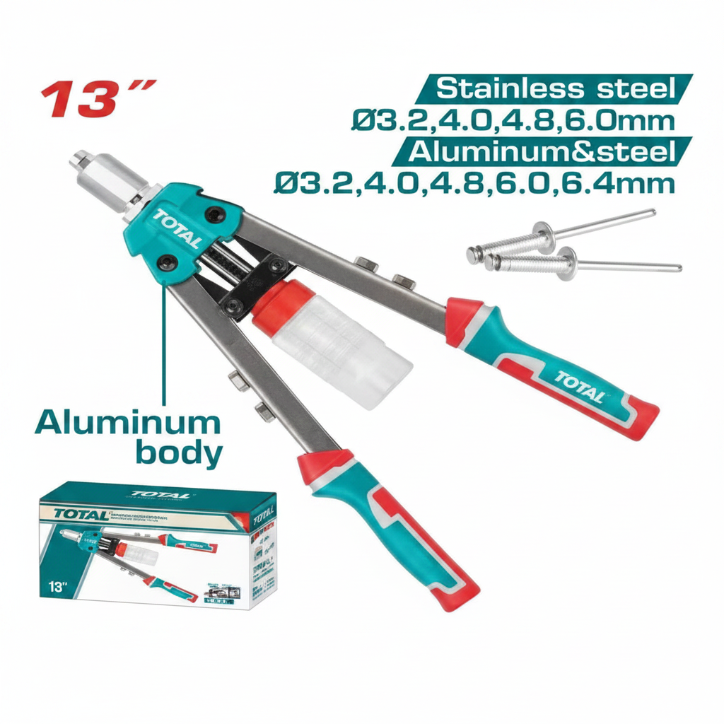 THT32131 Hand Riveter – Heavy Duty Rivet Gun for Steel, Aluminum & Stainless Steel | Buy in Karachi