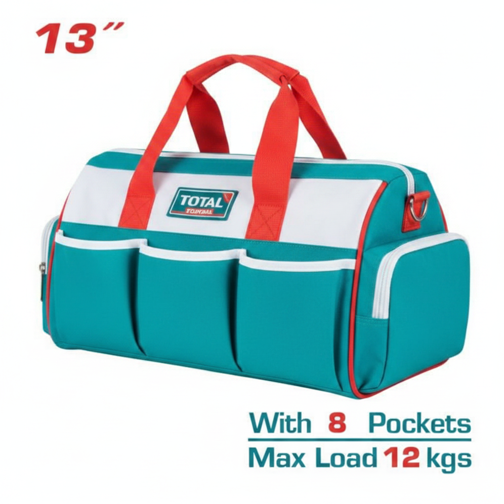 TOTAL 13" Heavy Duty Tool Bag THT261325 – Buy Online in Karachi | Offers Wala