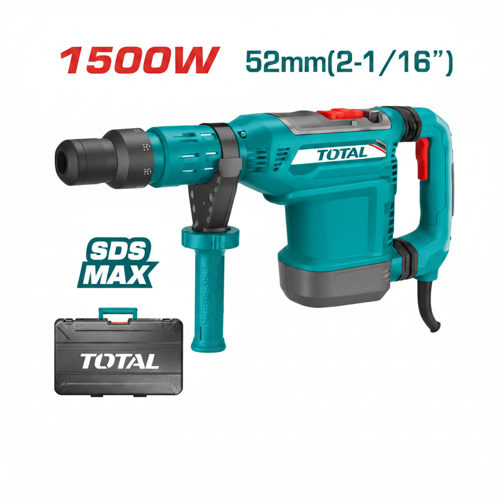 TOTAL TH115526 1500W SDS MAX Rotary Hammer Drill – Buy Online in Karachi | Offers Wala