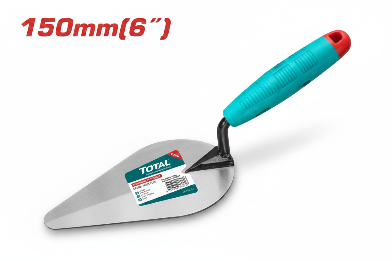 Total THT826125 6 Inch Professional Bricklaying Trowel 150mm with Ergonomic Handle – Available in Karachi