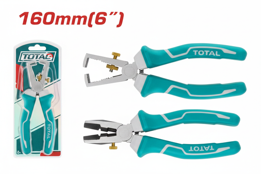 TOTAL Wire Stripping Pliers 6" 160mm THT1566P – Professional Wire Stripper Tool in Karachi Pakistan