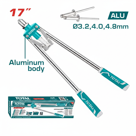 TOTAL 17-Inch Long Handle Aluminium Rivet Gun – Heavy Duty Hand Tool in Karachi