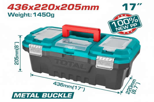 17" Heavy Duty Plastic Tool Box TPBX0172 – Buy Online in Karachi | Offers Wala
