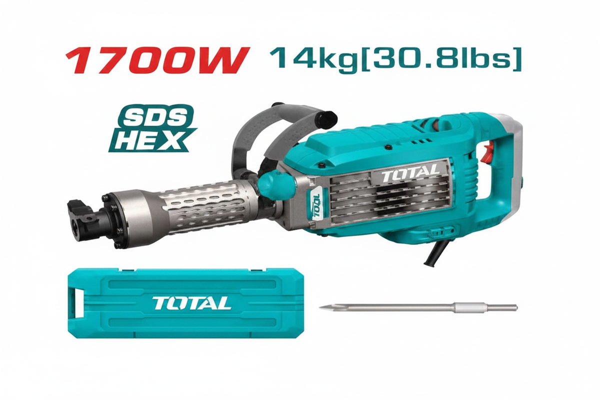 1700W 50J Heavy Duty Demolition Breaker available in Karachi – buy online at Offers Wala
