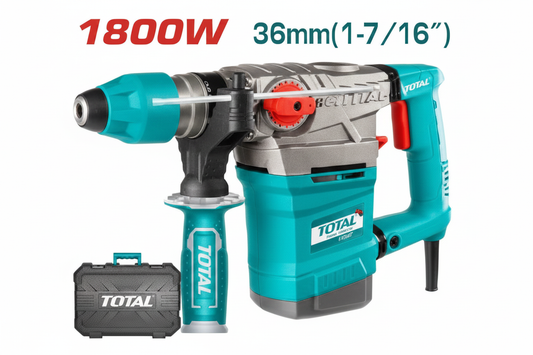 TOTAL 1800W Rotary Hammer Drill – High Quality