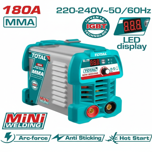 TOTAL Inverter MMA Welding Machine 180A – Buy Online in Karachi | Offers Wala