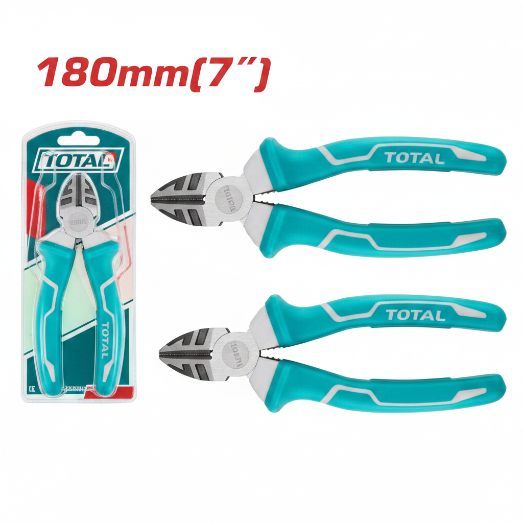 Total THT130706P 180mm Diagonal Cutting Pliers – Heavy Duty Wire Cutter available in Karachi