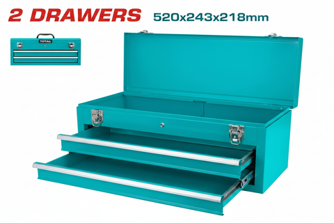 THPTC202 Drawer Portable Tool Box – 2-Drawer Steel Cabinet for Karachi Workshops | Offers Wala