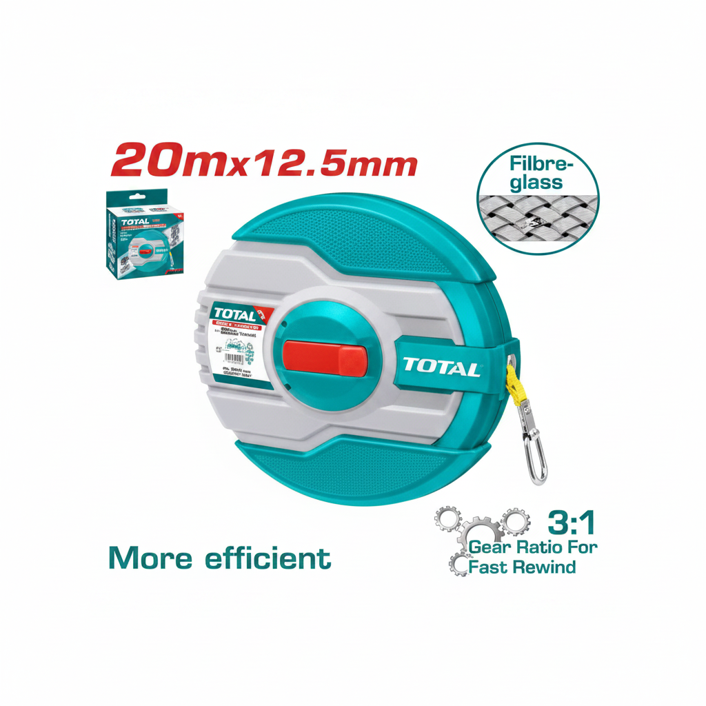 Fibreglass Measuring Tape 20m TMTF13206 – Buy Online in Karachi | Offers Wala