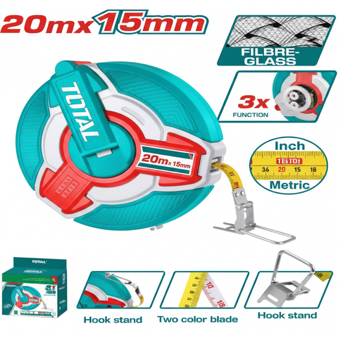 Fibreglass Measuring Tape 20m TMTF18206 – Buy Online in Karachi | Offers Wala