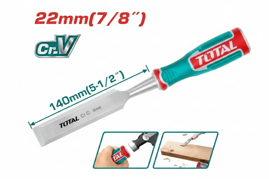 Wood Chisel 22mm CRV Steel THT41226 – Professional Hand Tool | Buy in Karachi