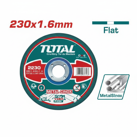 TOTAL 230x1.6mm Abrasive Metal & Inox Cutting Disc 9 inch – Buy in Karachi | TAC2162301