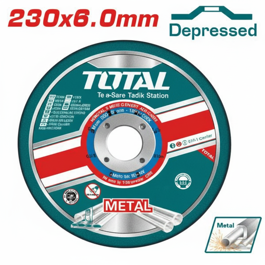 Total 9 Inch 230x6.0mm Abrasive Metal Grinding Disc TAC2232301SA – Buy in Karachi