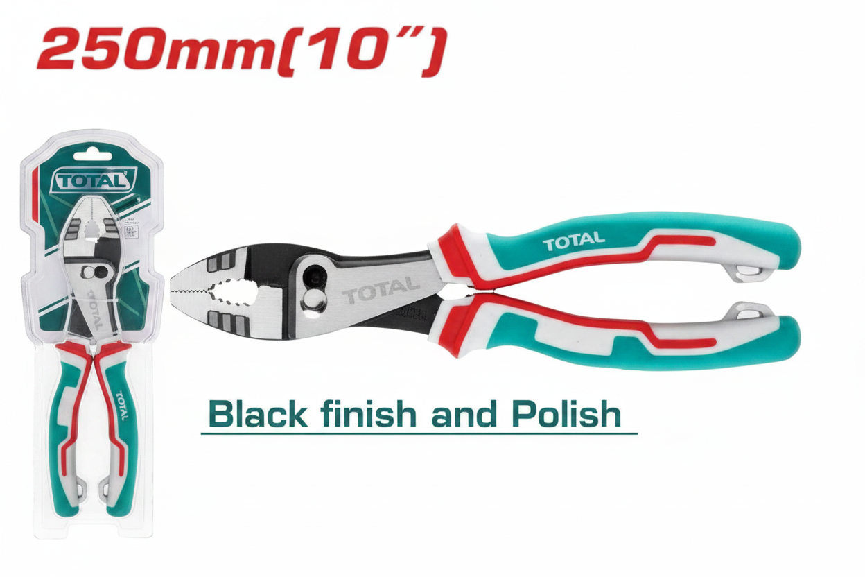 THT118102 10-inch Slip Joint Pliers 250mm Black Finish – Professional Hand Tool available in Karachi