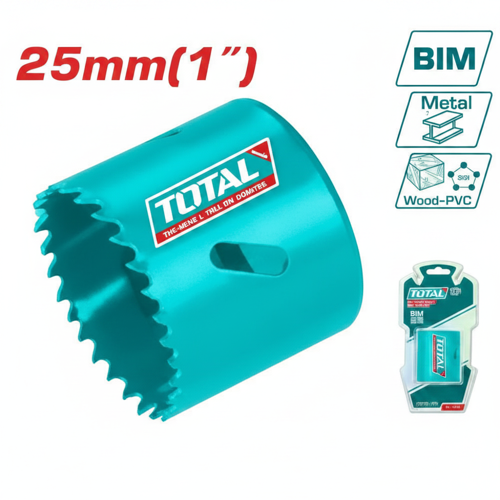 25mm Bi-Metal HSS Hole Saw for Wood Metal and Plastic – Buy Online in Karachi at Offers Wala