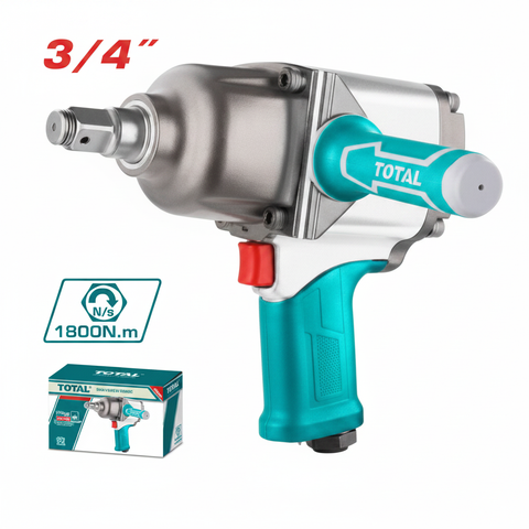 TOTAL TAT40342 3/4" Air Impact Wrench 1600Nm Heavy Duty Pneumatic Tool – Buy in Karachi