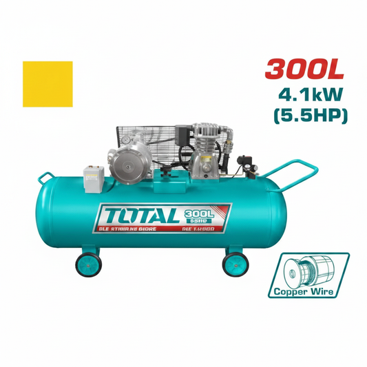 TOTAL TC1553002 300L 5.5HP Three-Phase Industrial Air Compressor – Buy in Karachi