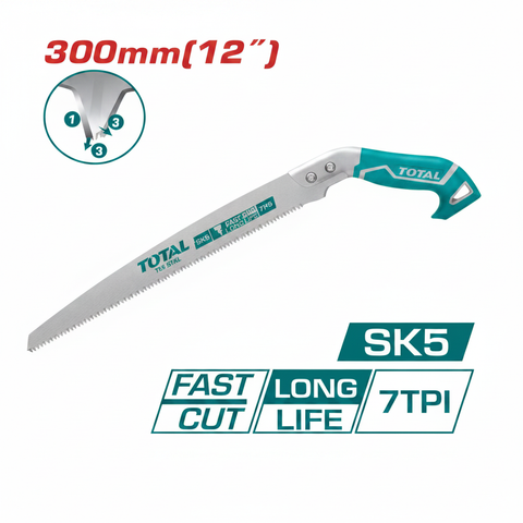 TOTAL THT5113006 300mm Pruning Hand Saw with SK5 Blade – Buy in Karachi | Offers Wala