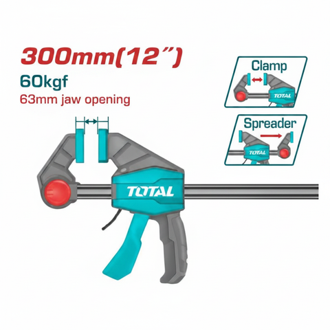 Total THT1340602 Heavy Duty Quick-Release Bar Clamp 300mm – Buy in Karachi Pakistan