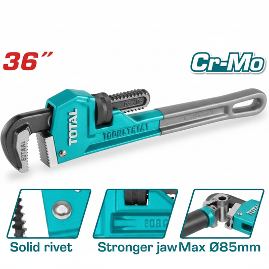 36 inch THT171366 heavy-duty pipe wrench with drop-forged carbon steel jaw – buy online in Karachi
