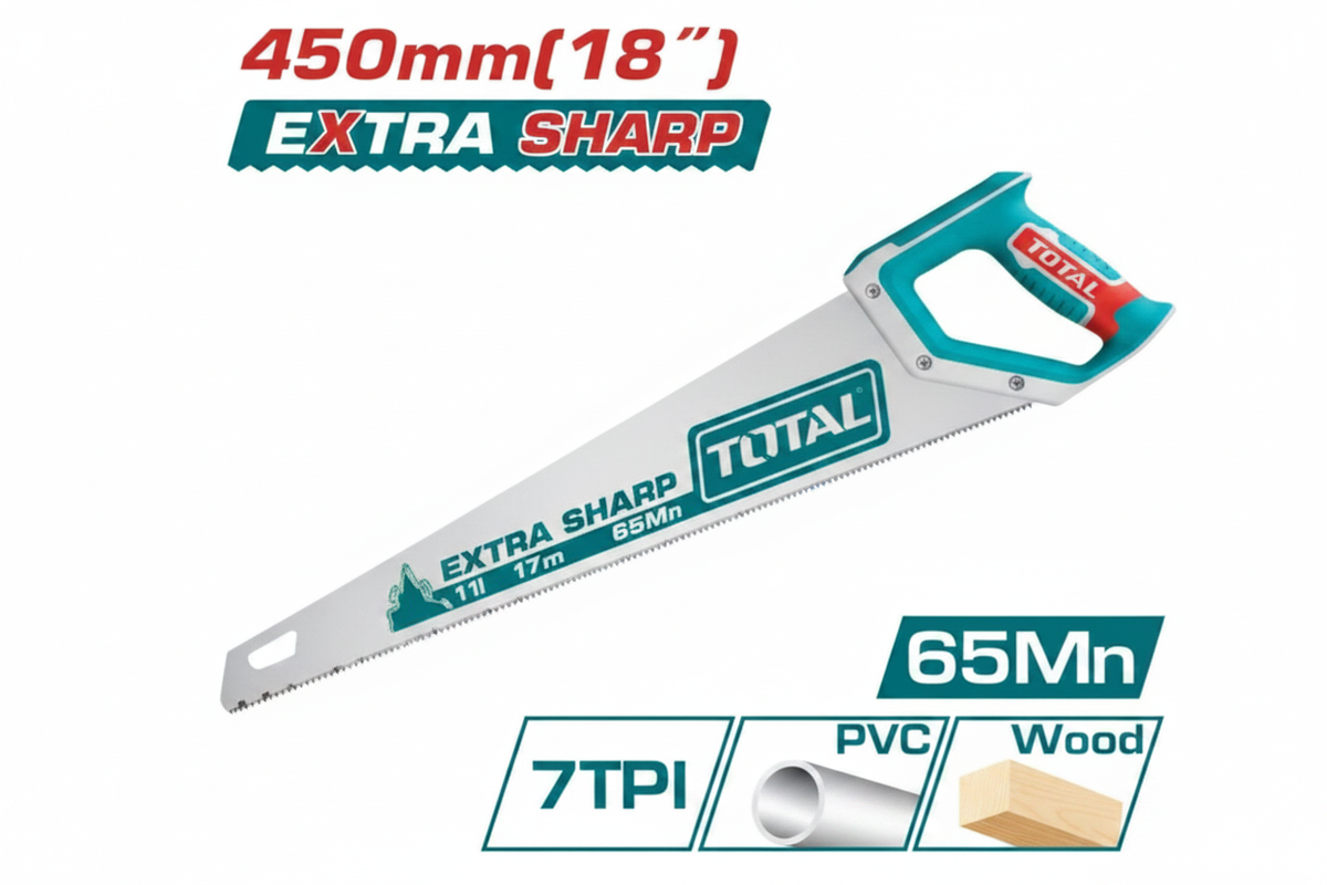 Total 450mm Extra Sharp Hand Saw – Buy High Quality Hand Saw in Karachi Pakistan