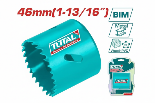 Hole Saw 46mm HSS Bi-Metal for drilling in Karachi – Buy online at Offers Wala Pakistan