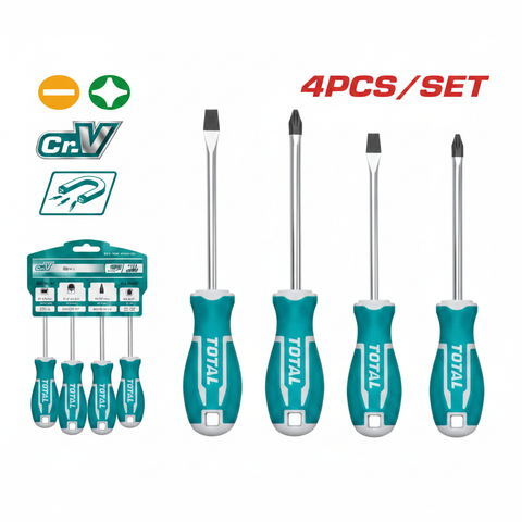 4 Pcs CRV Screwdriver Set THT250604 – Flat & Phillips Head | Buy in Karachi