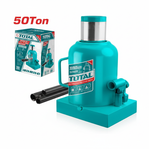 Hydraulic Bottle Jack 50 Ton THT109502 – Heavy Duty Workshop Jack with Safety Valve, 280–470mm Lift Range, Available in Karachi
