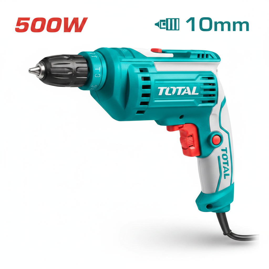 TOTAL 500W Electric Drill Machine – Buy Online in Karachi | Offers Wala