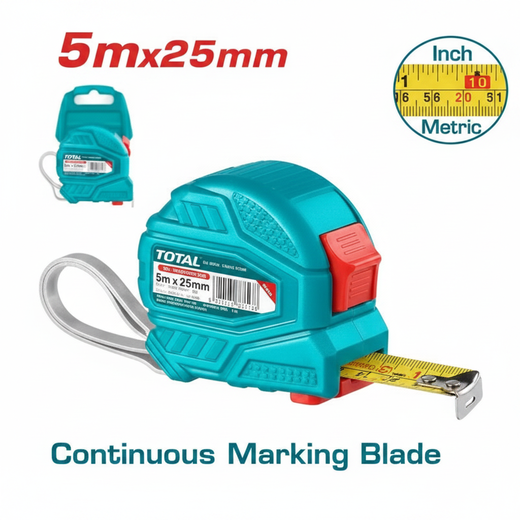 Steel Measuring Tape 5m x 25mm TMT126352 – Buy Online in Karachi | Offers Wala