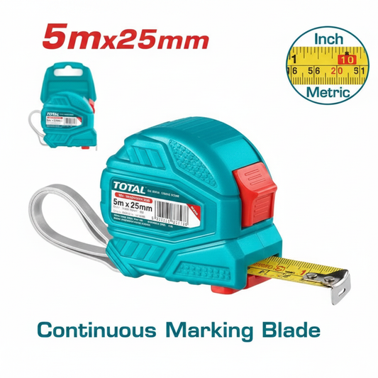 Steel Measuring Tape 5m x 25mm TMT126352 – Buy Online in Karachi | Offers Wala