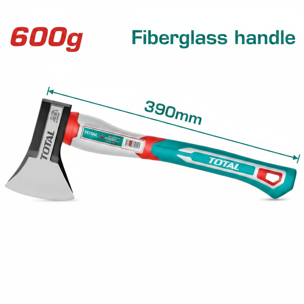 Axe THAX061600 Drop-Forged 600g Carbon Steel Axe with Fiberglass Handle in Karachi