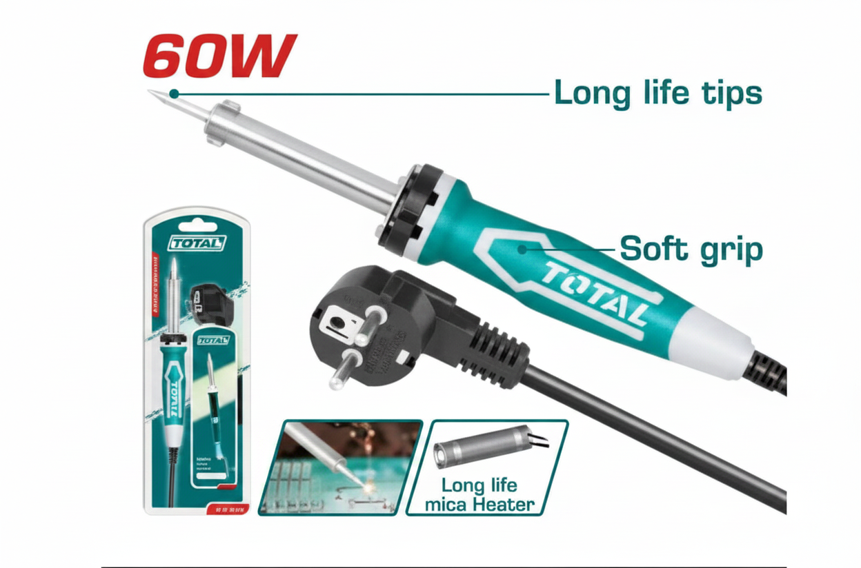 TOTAL 60W Soldering Iron TET1606 – Buy Electric Soldering Iron in Karachi, Pakistan