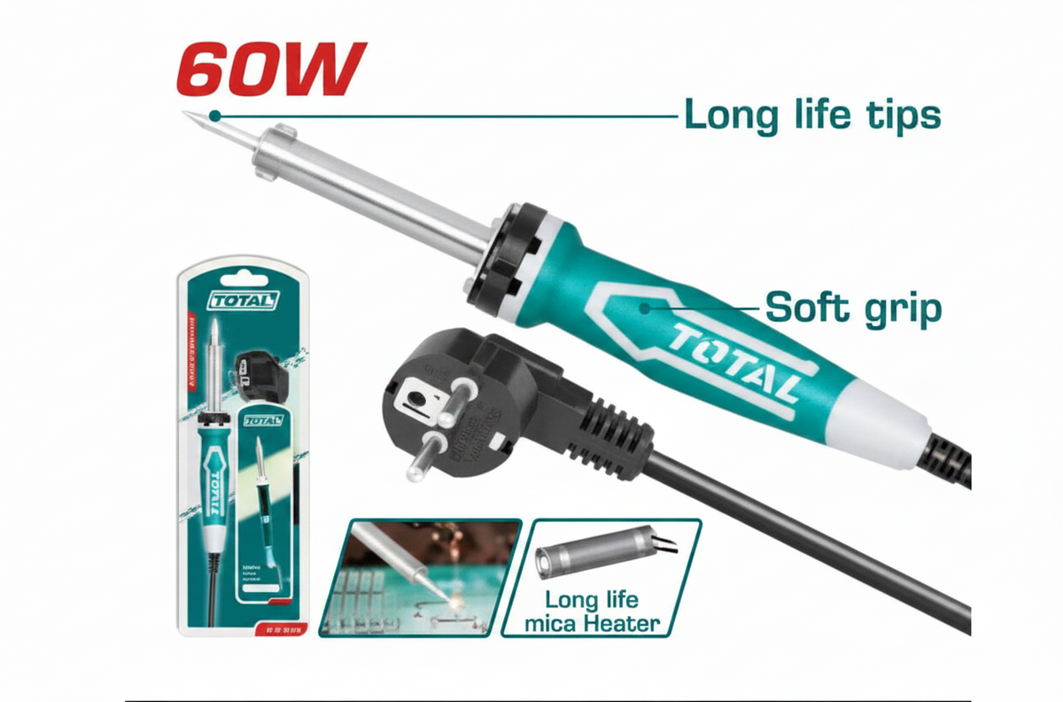 TOTAL 60W Soldering Iron TET1606 – Buy Electric Soldering Iron in Karachi, Pakistan