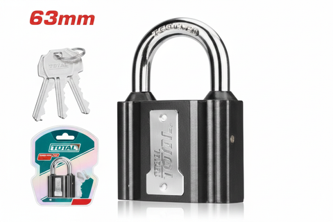 TOTAL 63mm Heavy Duty Iron Padlock TLK31631 with 3 Keys – Buy Security Lock in Karachi
