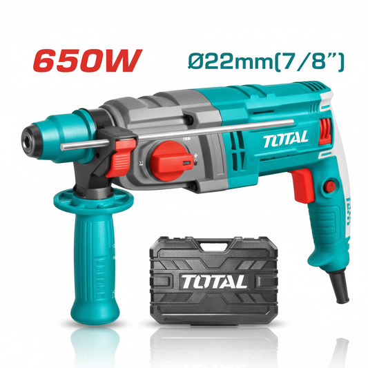 TOTAL 650W Rotary Hammer SDS Plus Drill Machine – Buy Online in Karachi | Offers Wala