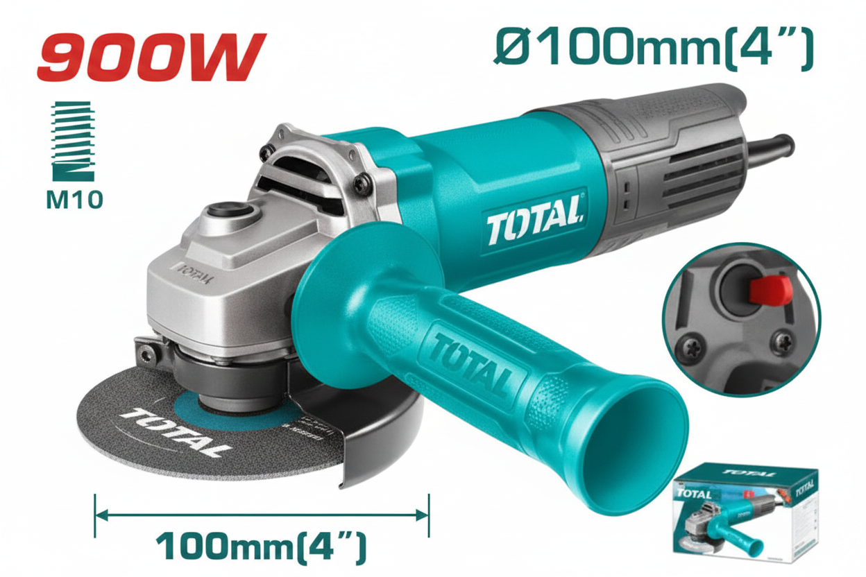 900W Angle Grinder 100mm for metal cutting and grinding – buy online in Karachi at Offers Wala
