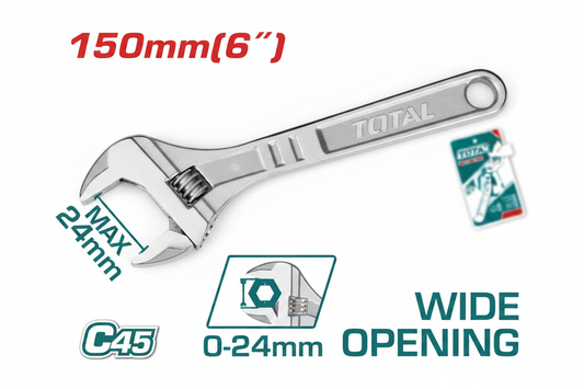 Adjustable Wrench 6 Inch THT101063 – Quality Hand Tool Buy Online in Karachi | Offers Wala