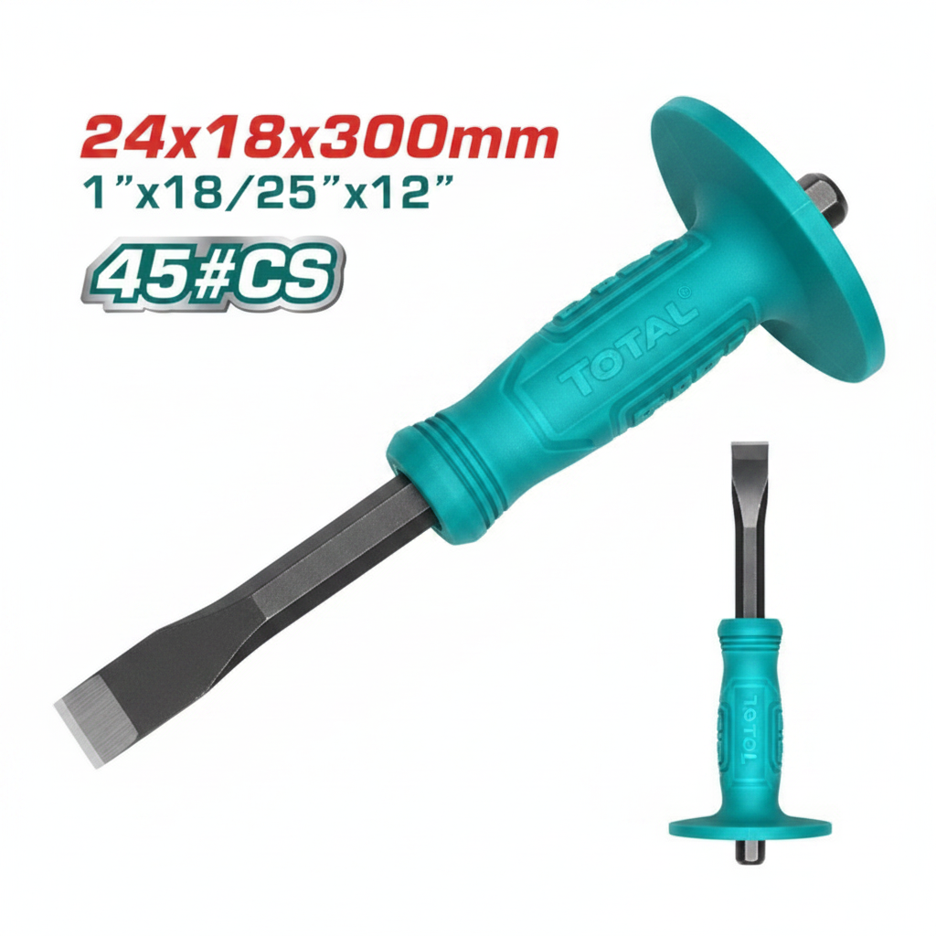 Cold Chisel THT4211226 – 45# Carbon Steel 24x18x300mm | Buy Hand Tools in Karachi
